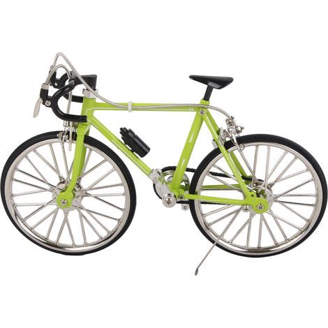 Abnehmbare 3D-Fahrradfigur – Automodell-Schreibtischdekoration 11,5 x 19,5 cm – Geburtstagsgeschenk für jedes Alter – Grün (1/5)