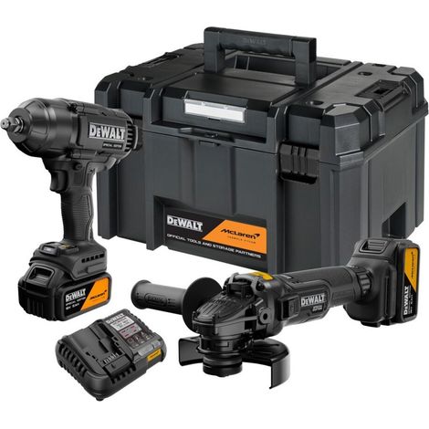 Dewalt – Clé visseuse sans fil 18V avec 2 batteries 5Ah – Moteur Brushless – Mallette TSTAK pour transport sécurisé – Vissage rapide en série (1/5)