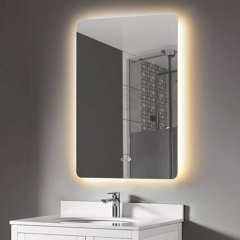 Miroir antibuée avec éclairage LED 60 cm x 80 cm - Vertical SA20-005 (1/5)
