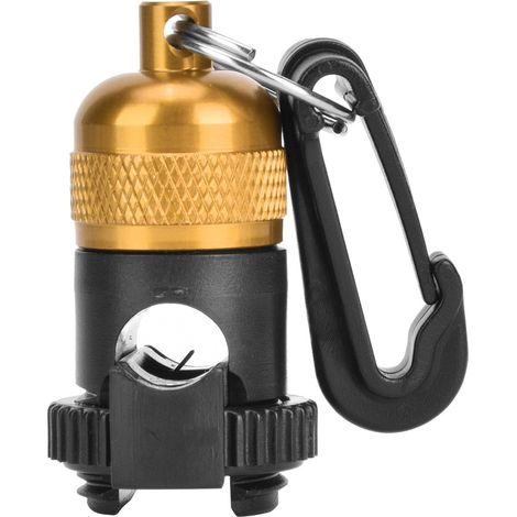 Attache-aimant universel pour flexible de détendeur de plongée sous-marine, pièce de rechange pour tuba, support de régulateur avec boucle à dégagement rapide, or. (1/5)
