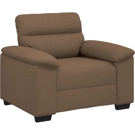 vidaXL Poltrona Marrone 60 cm in Tessuto (1/5)