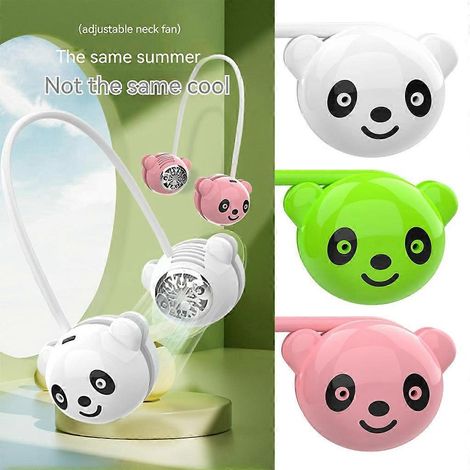 Mini ventilateur de cou portable à suspendre, 1200 mAh, pliable et silencieux, rafraîchisseur d'air (1/4)
