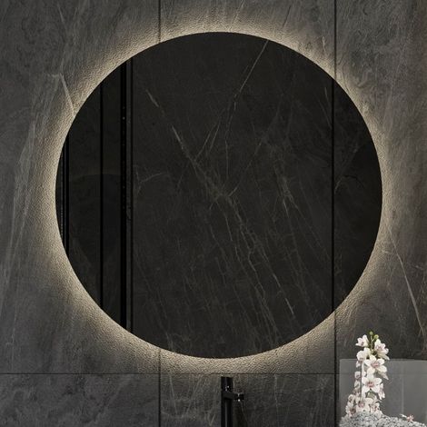 Espejo led redondo de baño Ø60 cm con doble touch bi led y antivaho