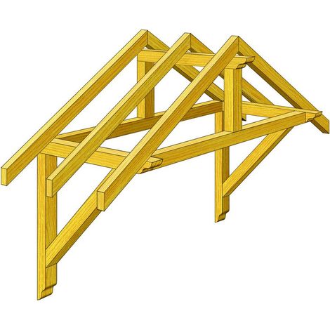 RORO VORDACH FICHTE UNBEHANDEL T E1.1020 1960 X 890 X 1600