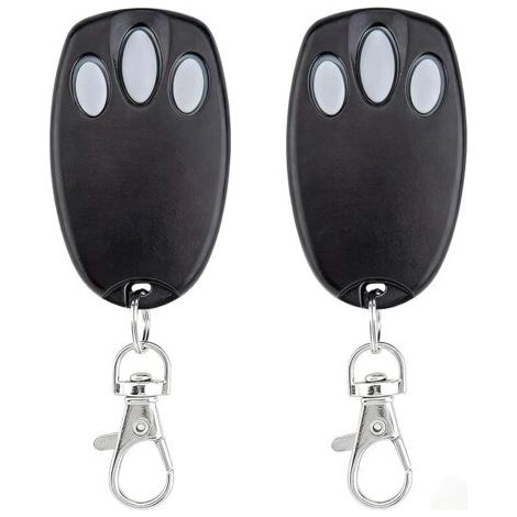 Pair Chamberlain Lot de 2 télécommandes de rechange pour porte de garage Chamberlain 94335E, 84335E, ML500, ML700, ML850, Merlin+ C945, C840 Security, 433,92 MHz (1/5)