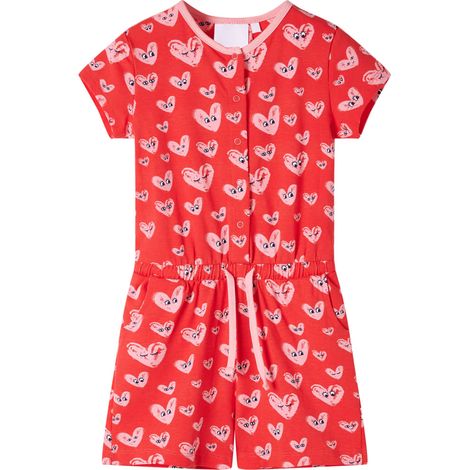 Teenpull – Kinder-Spielanzug Rot 116 (1/5)