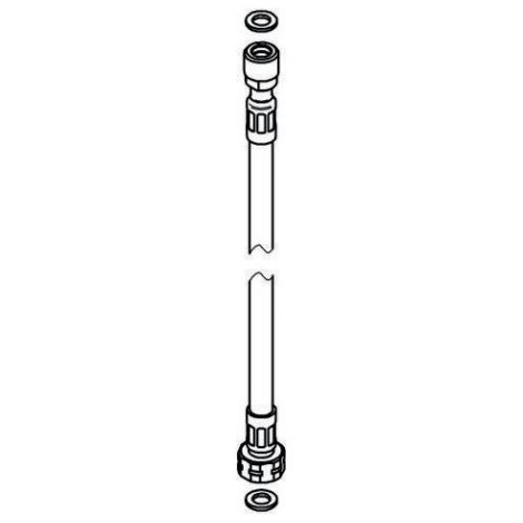 Tuyau de raccordement 44040600 Grohe EICHELBERG pour robinetterie de cuisine GROHE (1/3)