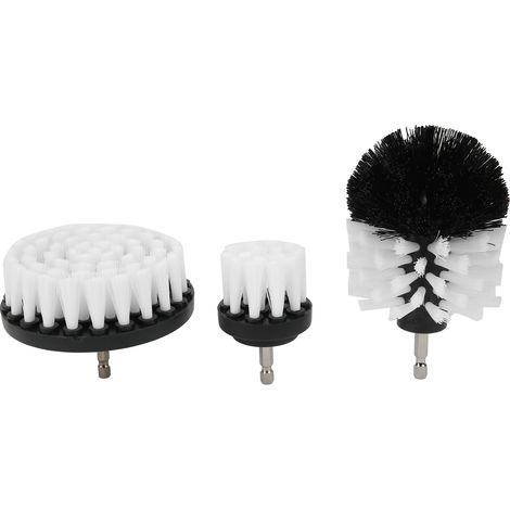 3-teiliges Bohrmaschinenbürsten-Set, elektrischer Scheuerer, Reinigungszubehör aus Nylon für Badewanne, Fliesen und Toilette (1/5)