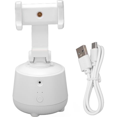 TOIVIZE-Smart Tracking Phone Holder: Stabilisateur pour Smartphone avec Tracking Automatique, Rotation 360°, Vue 37° Haut/Bas (1/4)