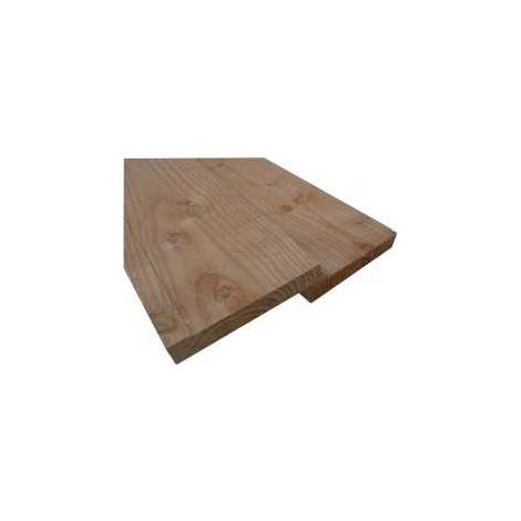 Sud Bois – Planche Douglas brut 27x200mm autoclave marron – Longueur 4m pour chantiers humides – Bois frais de sciage (1/4)