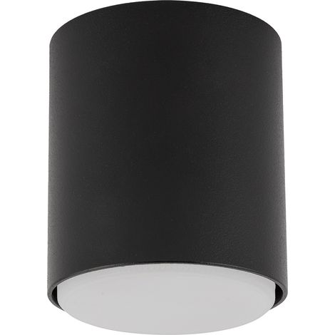 Spot plafond moderne rond noir 9,5 cm GX53 12W TUBO (1/2)