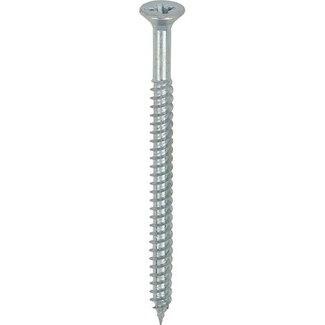 TIMco Twin Thread Zinc Countersunk Woodscrew 8 x 21/2 Qty 200