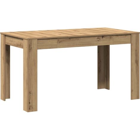 Maison Exclusive - Esstisch Artisan-Eiche 140x74,5x76 cm Holzwerk