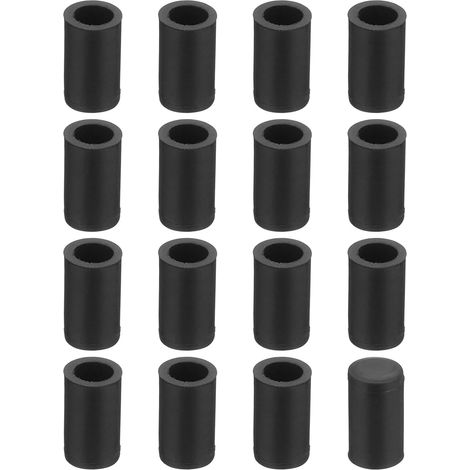 36 Embout de pied de chaise, Rond PVC 4.7mm, Antidérapant Noir, Pour Table Et Chaise Intérieur Extérieur