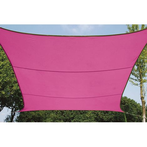 Sonnensegel - rechteckig - 2 x 3 m - farbe fuchsia