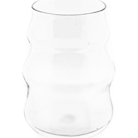 Mulex 12-Teilig Glas Wave Style Gläser Getränkebecher Cocktail- 500 ml (1/5)