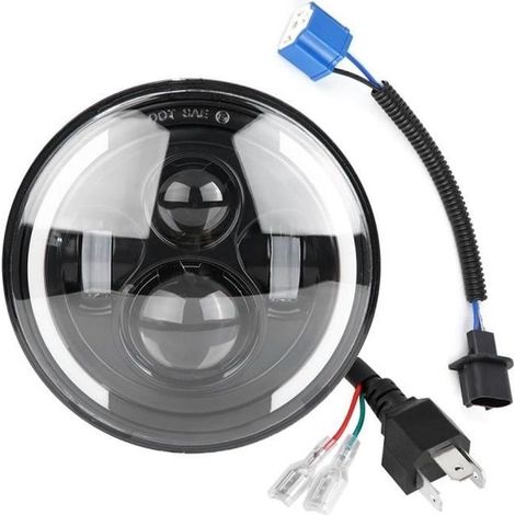 Xuyan Phare rond 150W 7 pouces LED Halo Light pour moto (1/4)
