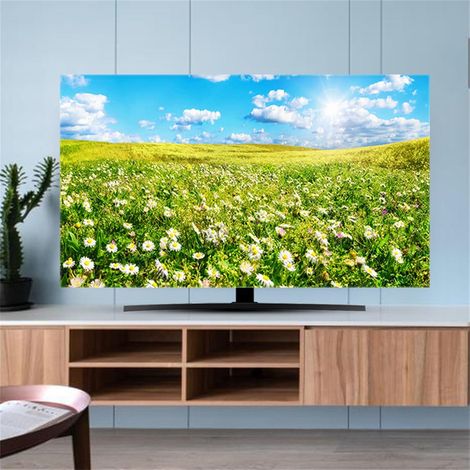 TV Cover, Landscape TV Protective Cover, Elastic TV Screen Protector, Breathable Dustproof TV Cover, Washable TV Screen Cover (32 inch, Daisy) (1/5)
