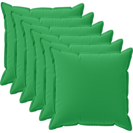 Kissenbezug 6 stk. HOUTEN Grün 50 x 50 cm Polyester vidaXL