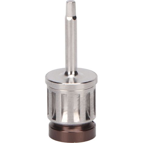 Tournevis à implant dentaire HEX1.25 en acier inoxydable, accessoire marron pour vis de cortex (1/5)