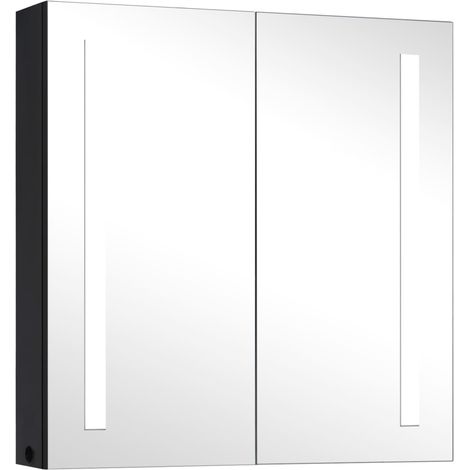 Maison Exclusive - LED-Spiegelschrank fürs Bad 62x14x60 cm