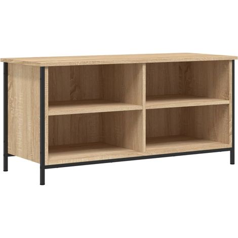 Mobile TV multimediale scaffale TV credenza TV sala da pranzo soggiorno camera da letto rovere Sonoma 100 x 40 x 50 cm legno ingegnerizzato marrone 020027432