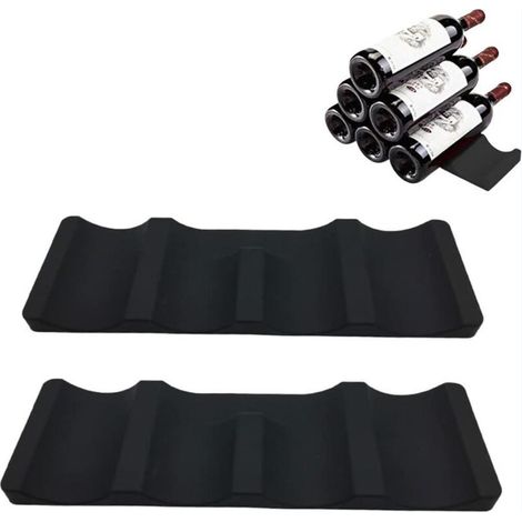 Beer Silicone Mat Drink Mat Bottle Mat Anti-Slip - Noir, 199.51.5cm, 1pc (1/3)