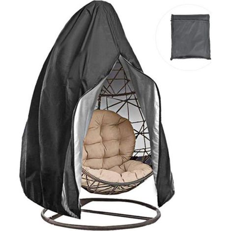 Housse Protection Chaise Suspendue - Tissu Oxford 210D Imperméable Et Anti-poussière - Extérieur - 1 Pièce (1/4)