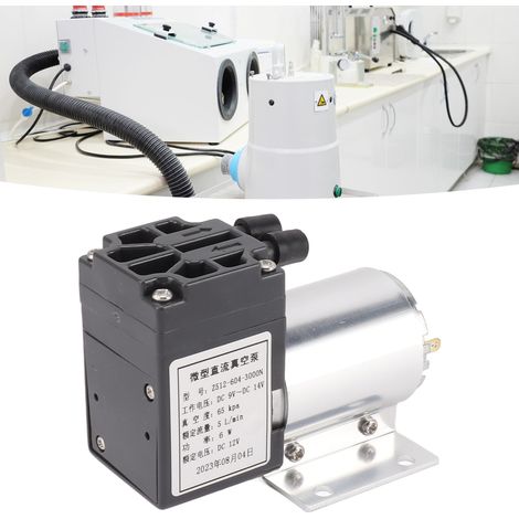 Pompe à vide 12 V à pression négative, accessoires pour machine à vide, 5 L/min, 65-120 kPa, avec support (1/5)