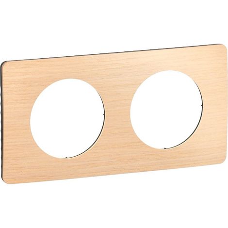 Legrand CP1402 Céliane-Abdeckrahmen für 2 Geräte – Buche
