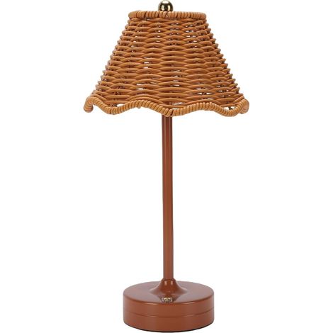 Ejoyous Lampe de Table en Rotin, Bureau LED sans Fil avec (1/5)
