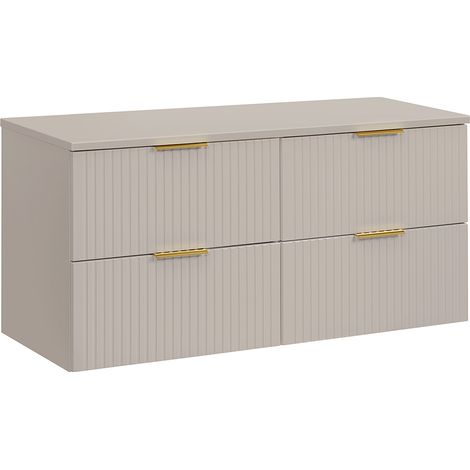 Waschtischunterschrank 120cm, in kaschmir, ADELAIDE-56-CASHMERE (1/5)