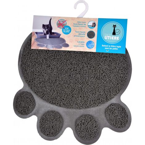 Vorleger für Katzenstreu - wasserdicht, rutschfest, geruchshemmend, mit Seifenwasser abwaschbares Material (1/5)
