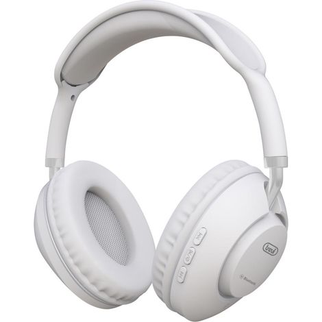 Trevi DJ 12E42 BT Cuffie a Padiglione Musica e Chiamate Bluetooth Bianco
