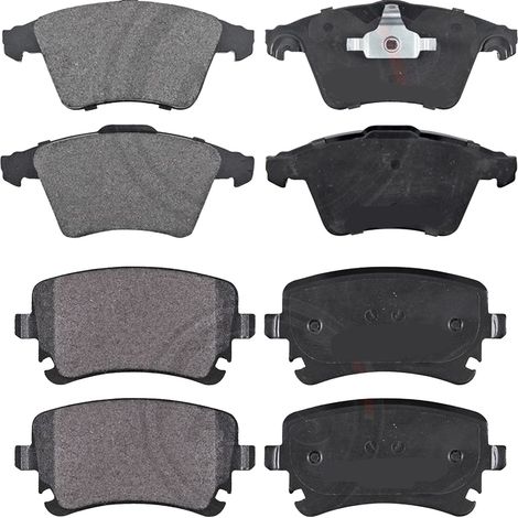 KIT PASTIGLIE FRENO ANTERIORI E POSTERIORI compatibile con CITROEN C3 PICASSO (SH) / PASTIGLIE FRENANTI AUTO OEM FDB4288,FDB4260 / SOSTITUZIONE DIRETTA / BASSA POLVERE / SILENZIOSO