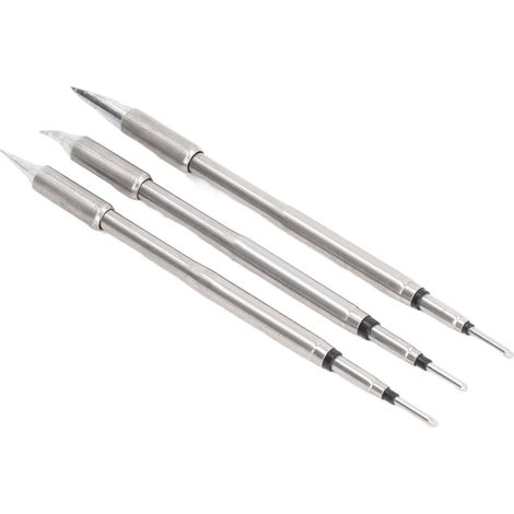 3-teiliges elektrisches Lötkolbenset, Heizkern Typ K, schnelles Aufheizen, hochfeste Messingspitze für Lötstation (1/5)