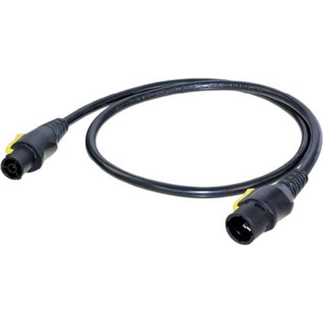 Neutrik Alimentazione Cavo [1x Presa PowerCon - 1x Spina PowerCon] 1.5 m Nero, Giallo