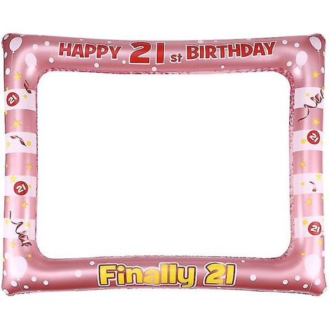 1 Stück Geburtstags-PVC-Fotorahmen