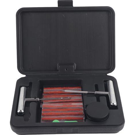 Kit de Réparation Pneu Tubeless - Outil Rapide pour Réparer les Crevaisons Auto et Moto (1/3)