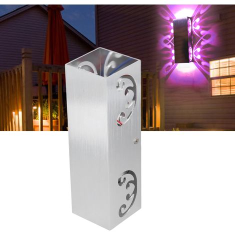 Applique murale double tête en aluminium, 2 W LED, style papillon, idéale pour un couloir, une chambre ou comme lampe décorative. (1/5)