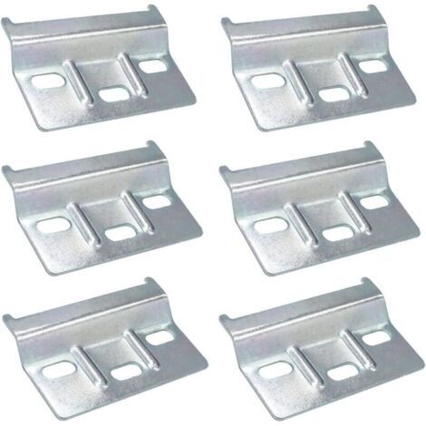 6 PCS Rail de Suspension Fixation Plaque Support placards Meubles Rail de Suspension pour Meuble 60mm placard de cuisine placards Meubles Penderie (1/5)