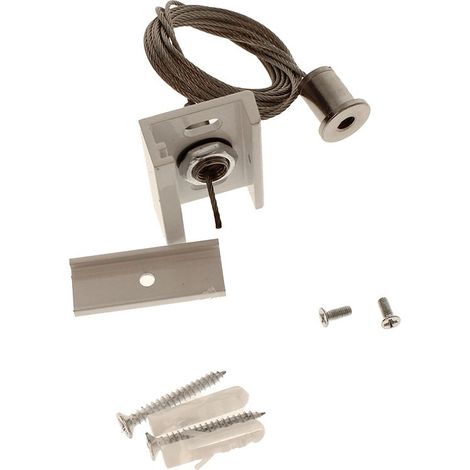 Kit Cavo Sospensione Per Binario Trifase Colore Bianco Filo Da 150cm Per Un Lato CB40101 CB40102 CB40103
