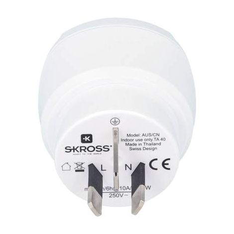 Adaptador de viaje Skross 1.500209-e 10 A 100-250 V (1/3)