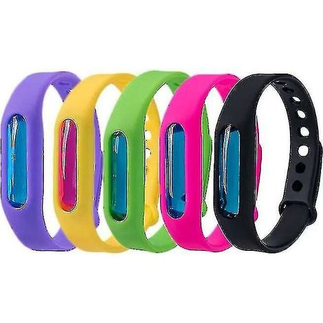 CREA Natural Anti Mosquito Insect & Bug Repellent Bracelet, Outdoor Mosquito Control, 5 Packrandom Color