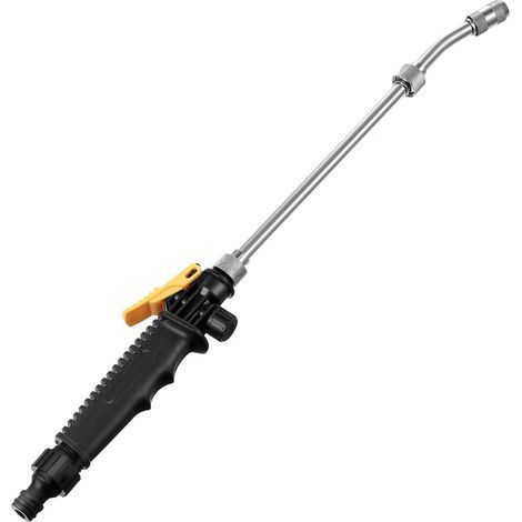 Lance de nettoyage haute pression 2 en 1, pulvérisateur d'eau portable à buse réglable pour lavage auto et jardinage. (1/5)