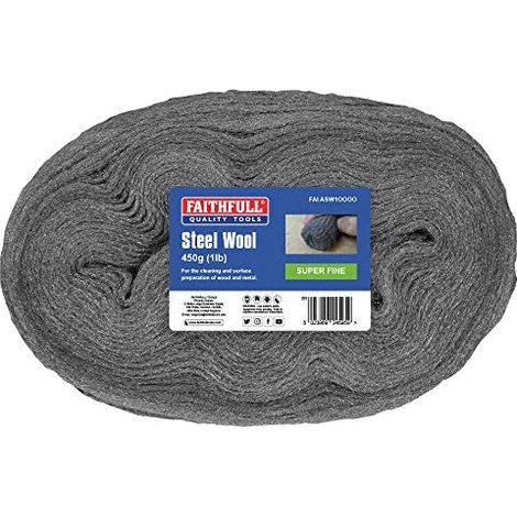 Faithfull ASW1OOOO - Lana d'acciaio finissima 450 g 0000 (1/3)