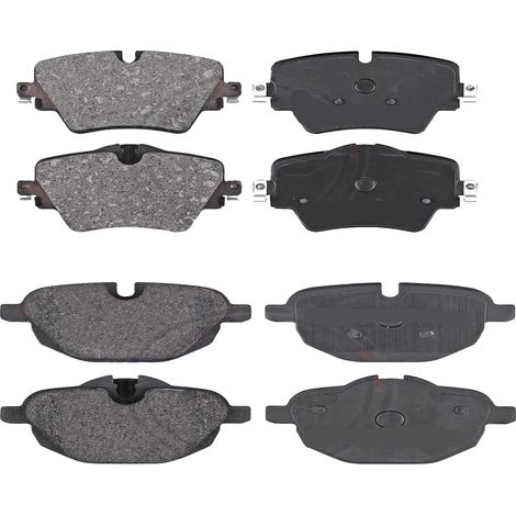 KIT PASTIGLIE FRENO ANTERIORI E POSTERIORI compatibile con BMW X3 (G01,F97) / PASTIGLIE FRENANTI AUTO OEM P06093 P06099 P06106,P06064 P06101 P06061 / SOSTITUZIONE DIRETTA / BASSA POLVERE / SILENZIOSO