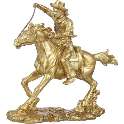 Statue Cheval Résine Décorative Élégante Ornement De Table Artistique Sculpture De Cheval Minimaliste Décoration Intérieure pour Salon Et Bureau Cadeau pour Occasions Festives (1/5)