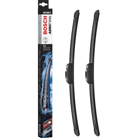 Bosch Balais d'essuie-glace plats AVANT Aerotwin AR500S L=500/500mm - 1 paire