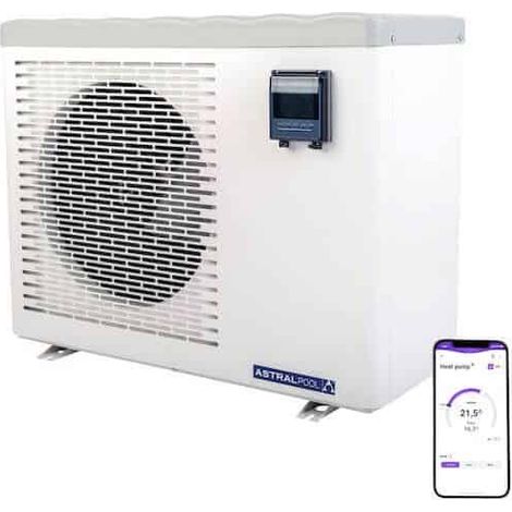 Astralpool – Pompe à chaleur de piscine 5,5 kW – Technologie Full Inverter – Débit 3 m³/h – Alimentation 220-240V – Plage de fonctionnement -5°C à +43°C (1/5)